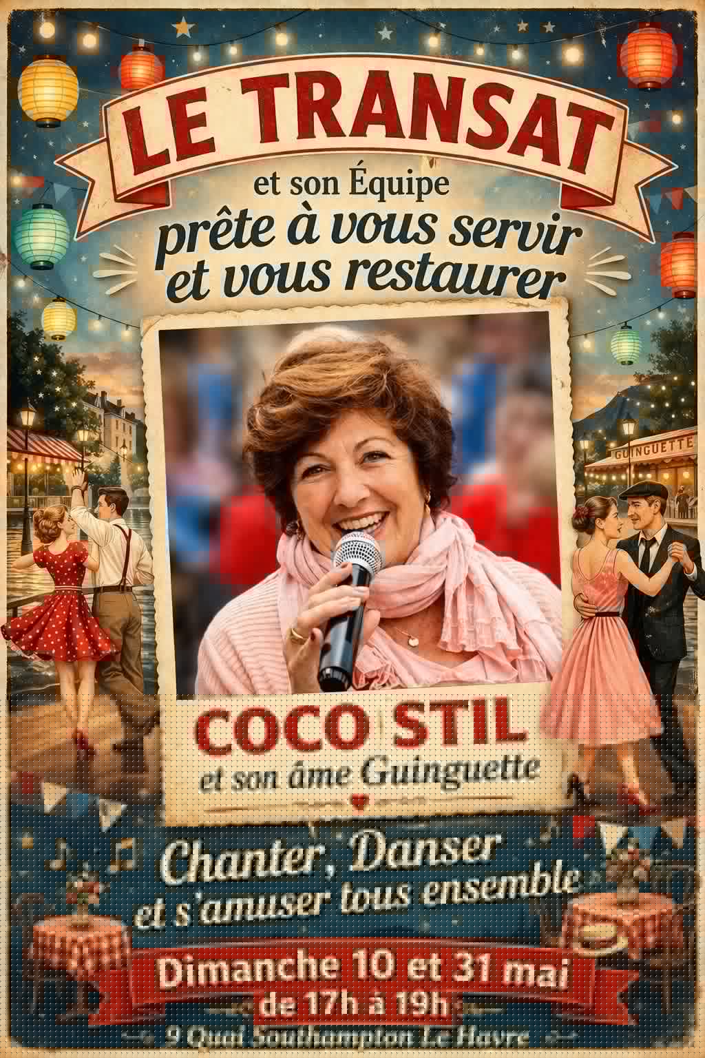 Affiche d'un événement au Transat